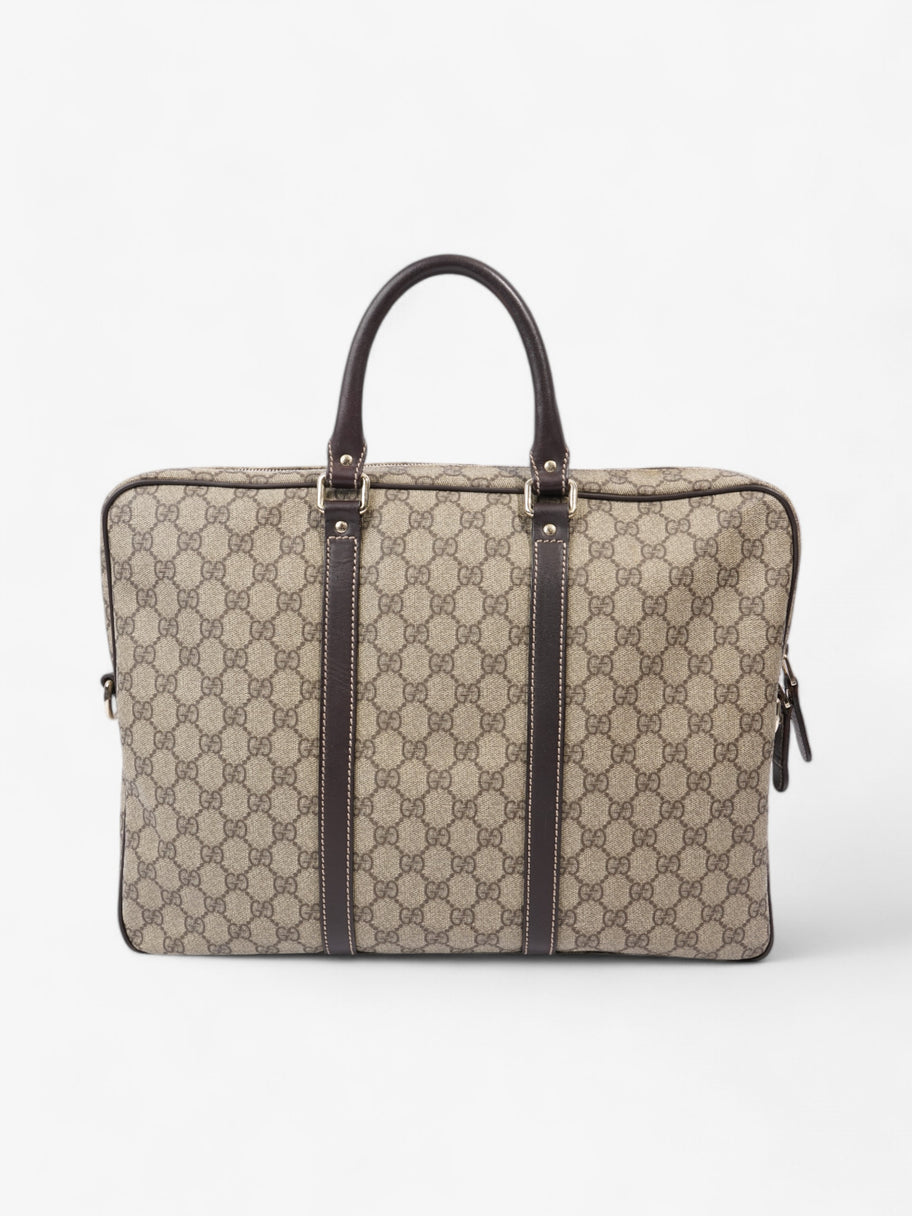 Gucci GG Business Bag GG Supreme / Brown Coated Canvas Image 4