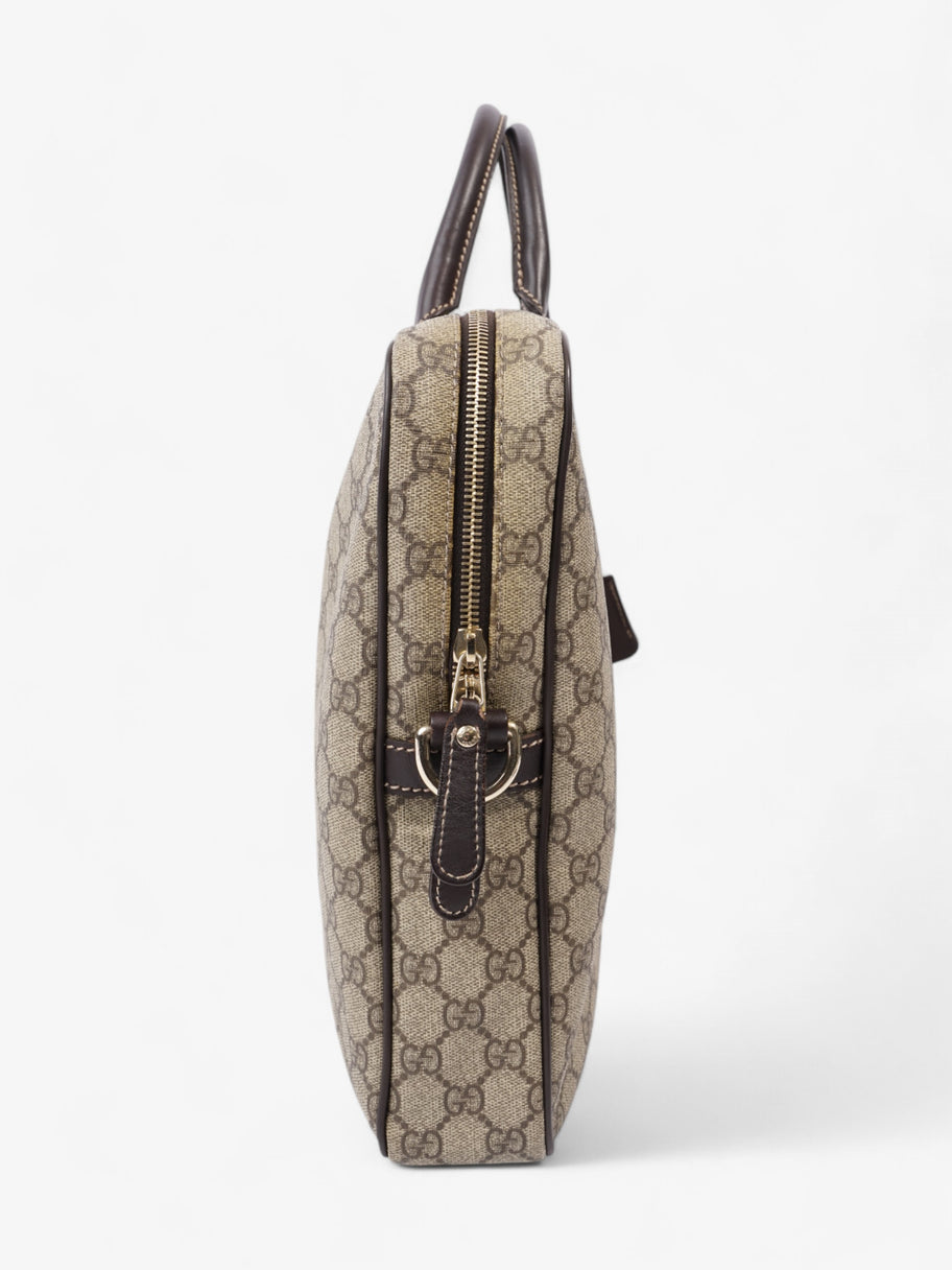 Gucci GG Business Bag GG Supreme / Brown Coated Canvas Image 5