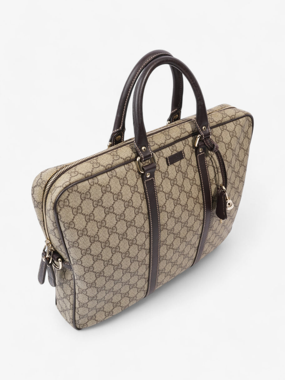 Gucci GG Business Bag GG Supreme / Brown Coated Canvas Image 7