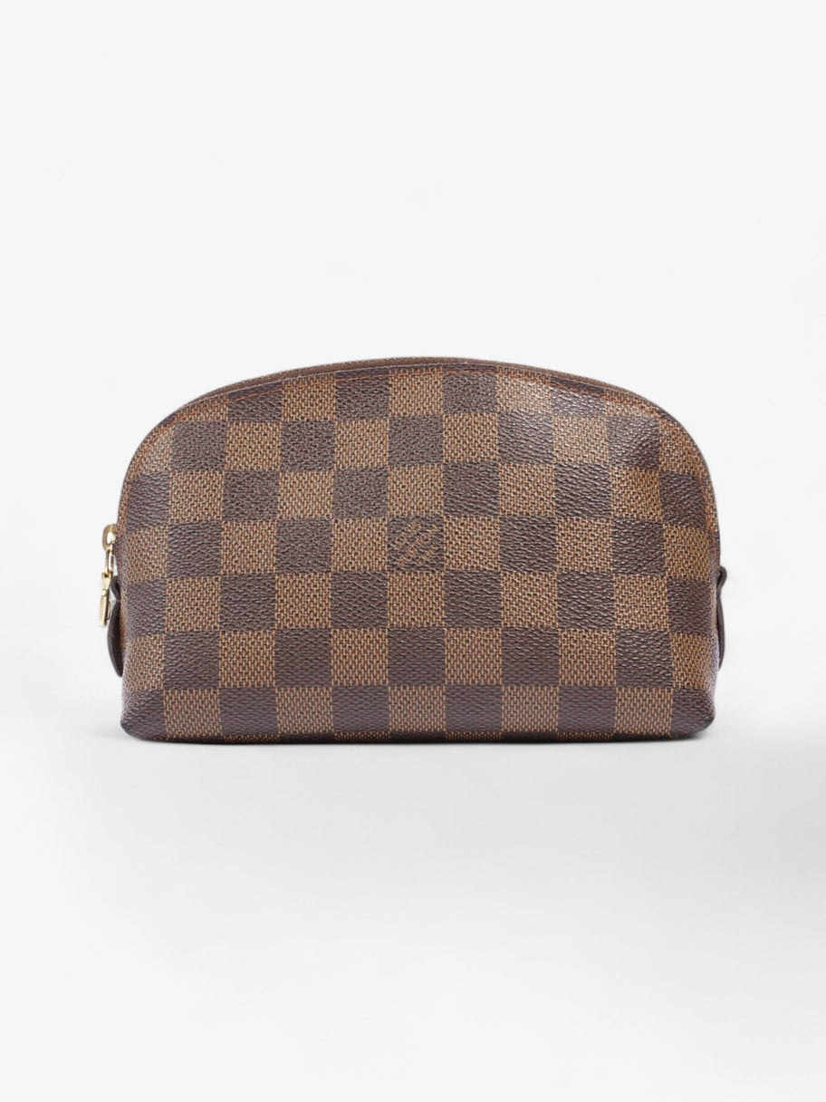 Louis Vuitton Cosmetic Pouch Damier Ebene Coated Canvas PM Image 1