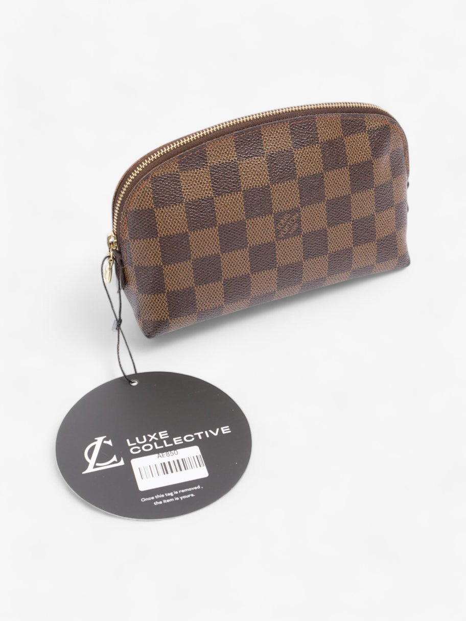 Louis Vuitton Cosmetic Pouch Damier Ebene Coated Canvas PM Image 7