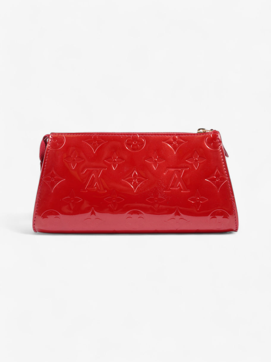 Louis Vuitton Trousse Cosmetic Pouch Monogram Vernis / Red Vernis Leather Image 3