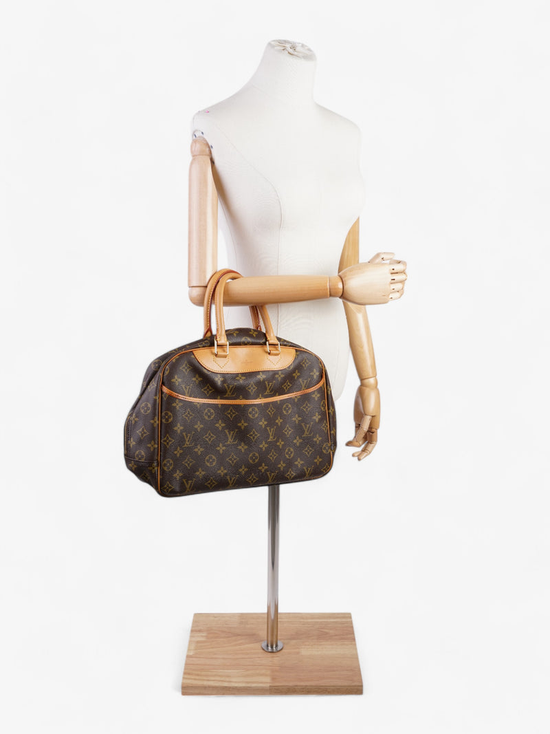  Louis Vuitton Deauville Monogram / Brown Coated Canvas