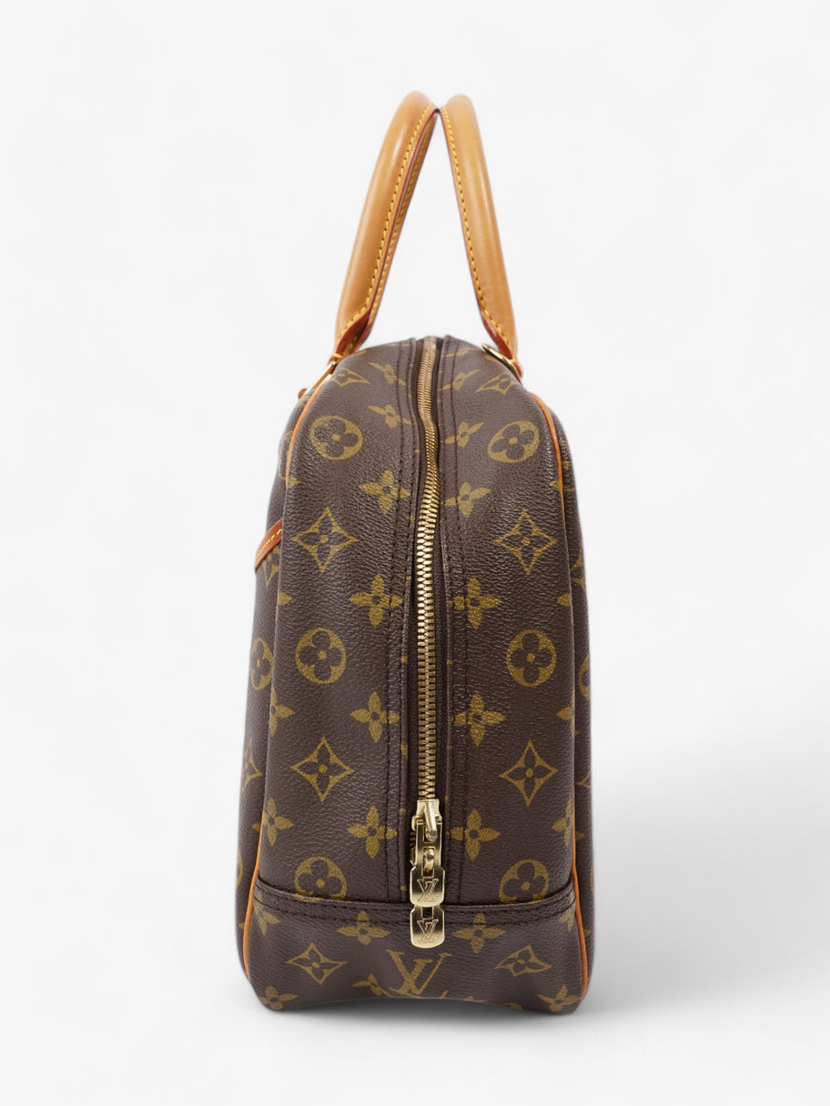 Louis Vuitton Deauville Monogram / Brown Coated Canvas Image 3