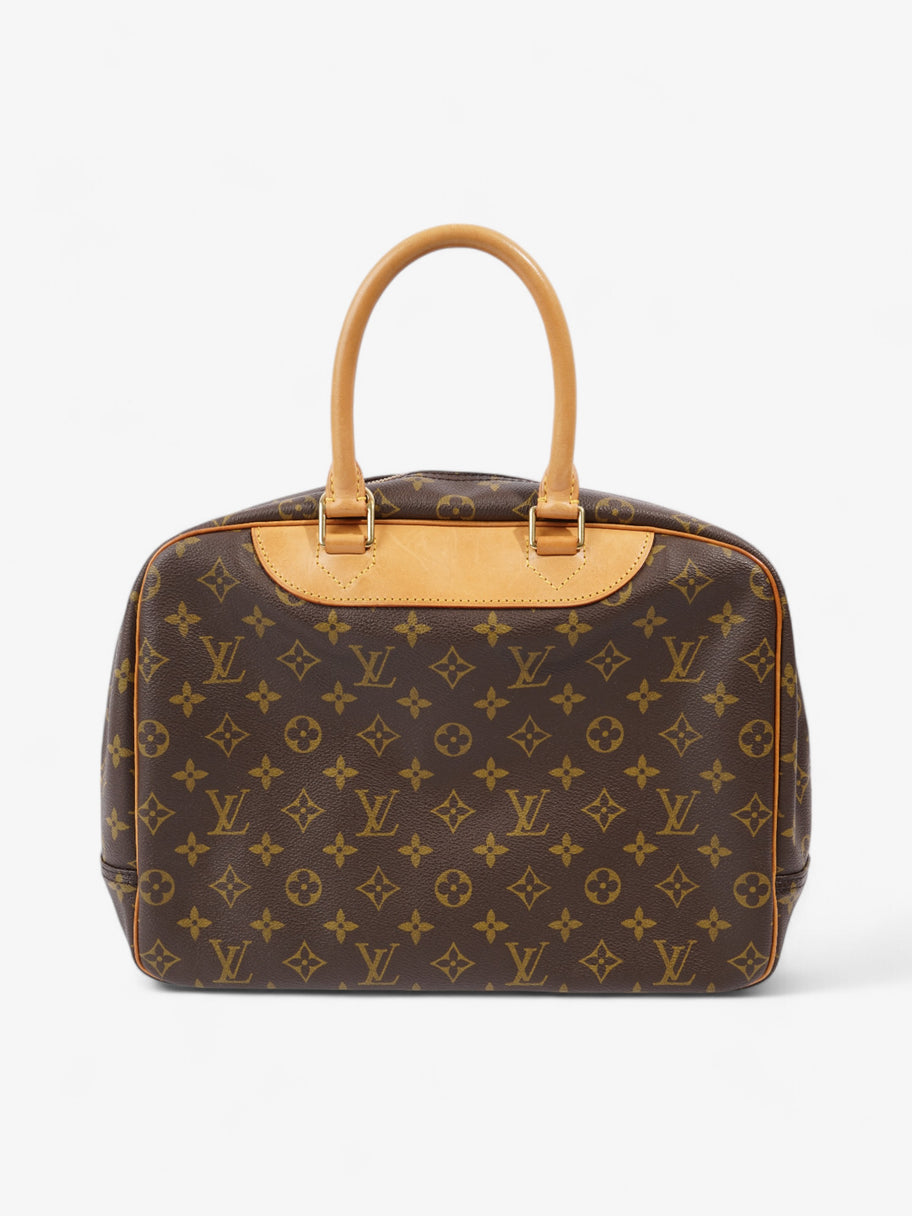 Louis Vuitton Deauville Monogram / Brown Coated Canvas Image 4