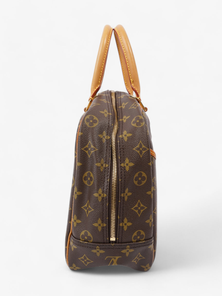 Louis Vuitton Deauville Monogram / Brown Coated Canvas Image 5