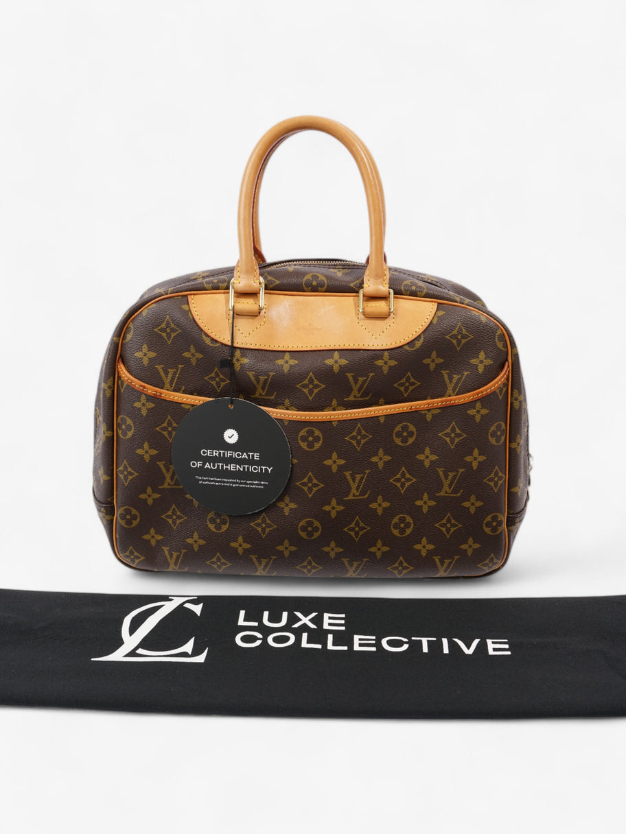 Louis Vuitton Deauville Monogram / Brown Coated Canvas Image 10