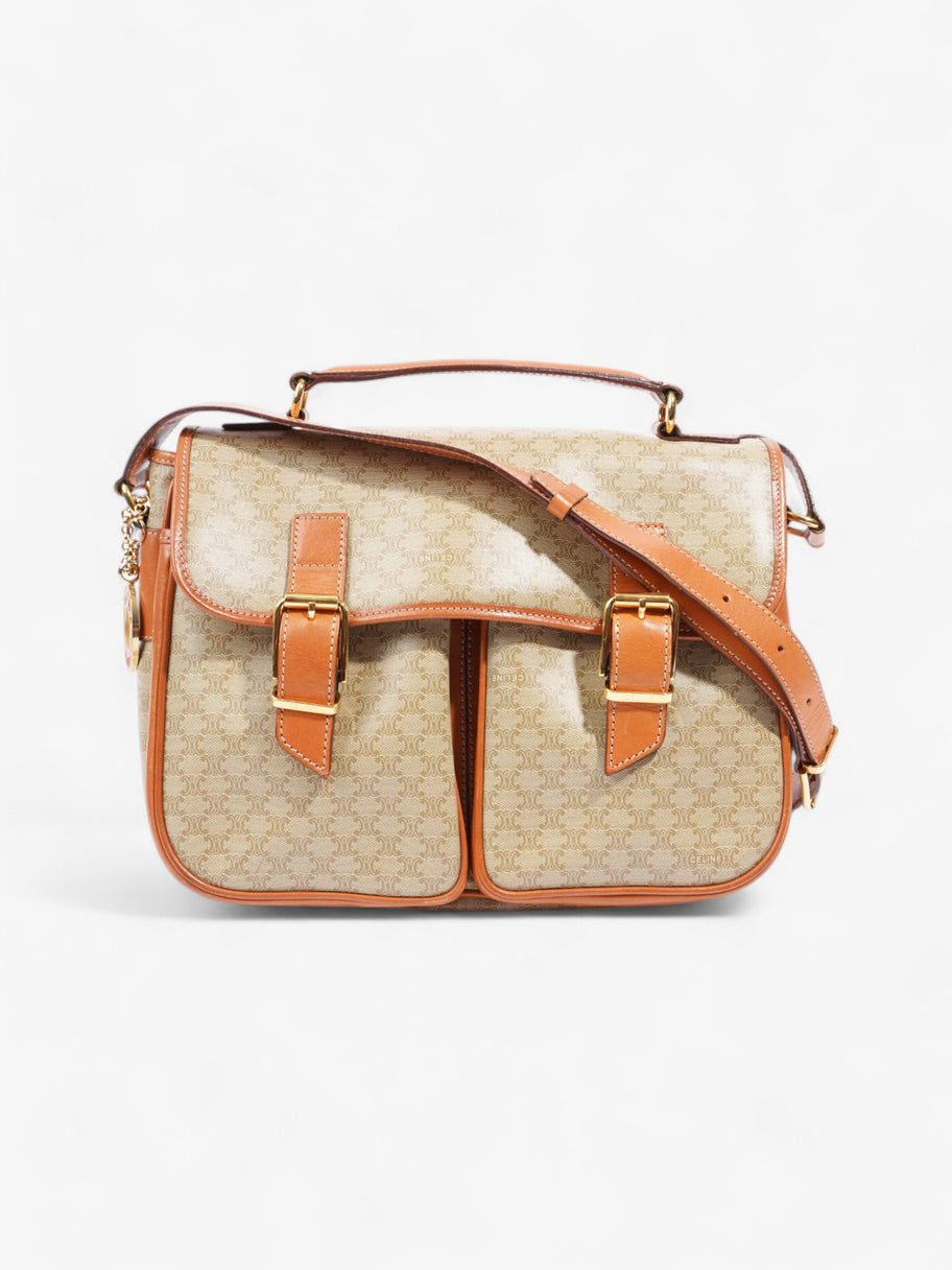 Celine Macadam Beige  / Brown Canvas Image 1