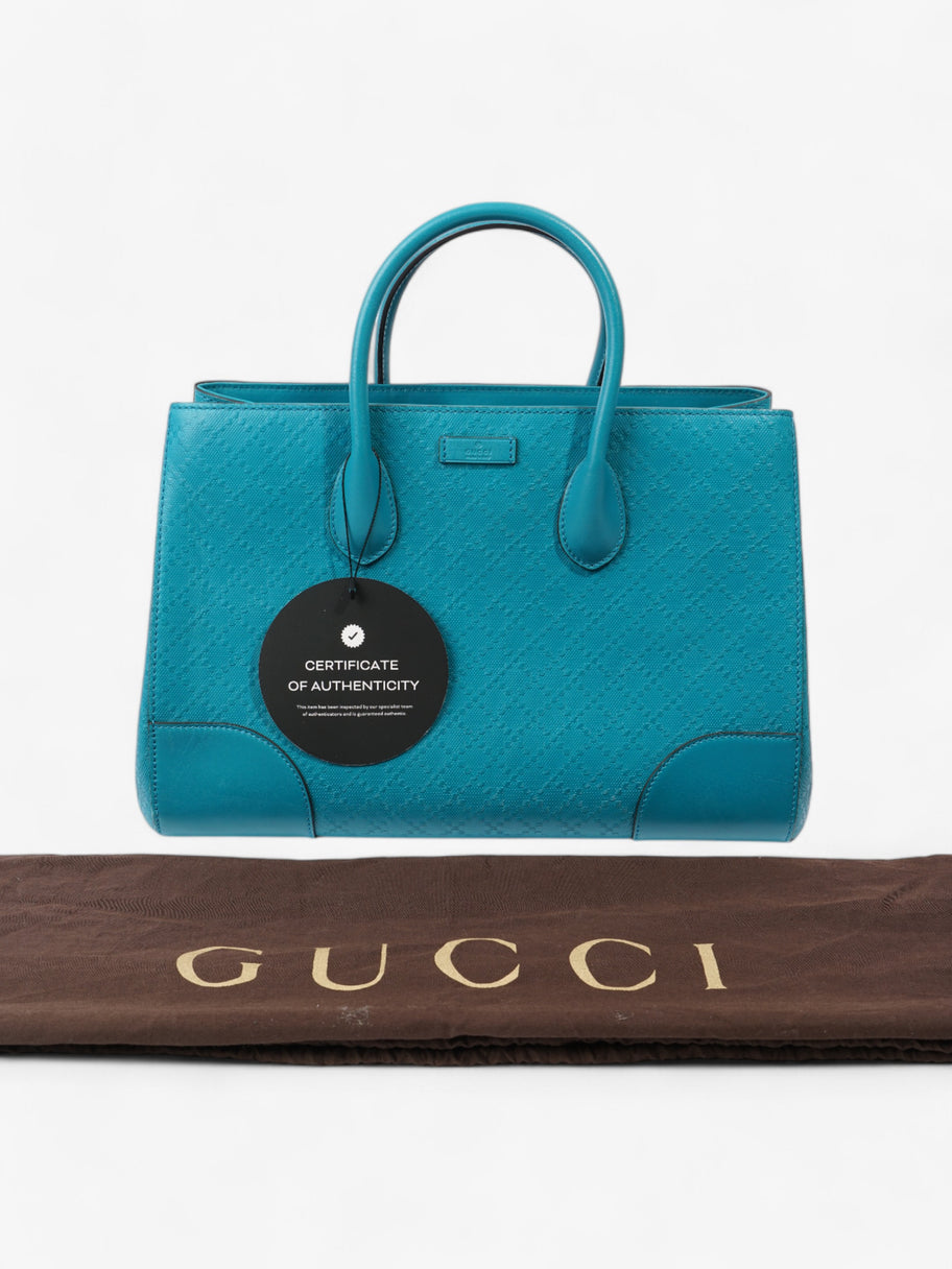 Gucci Diamante 2-Way Turquoise  Leather Image 11