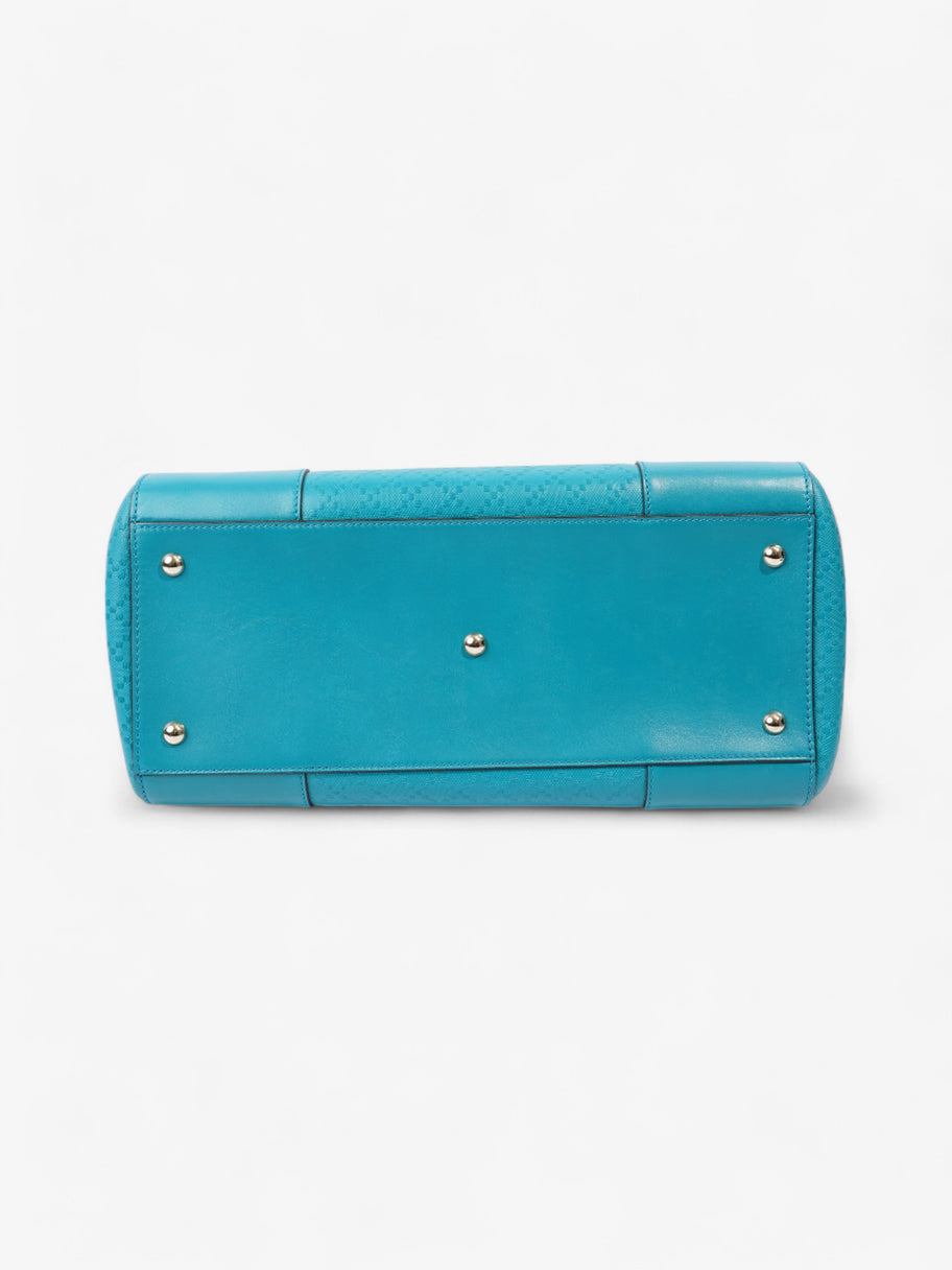 Gucci Diamante 2-Way Turquoise  Leather Image 6