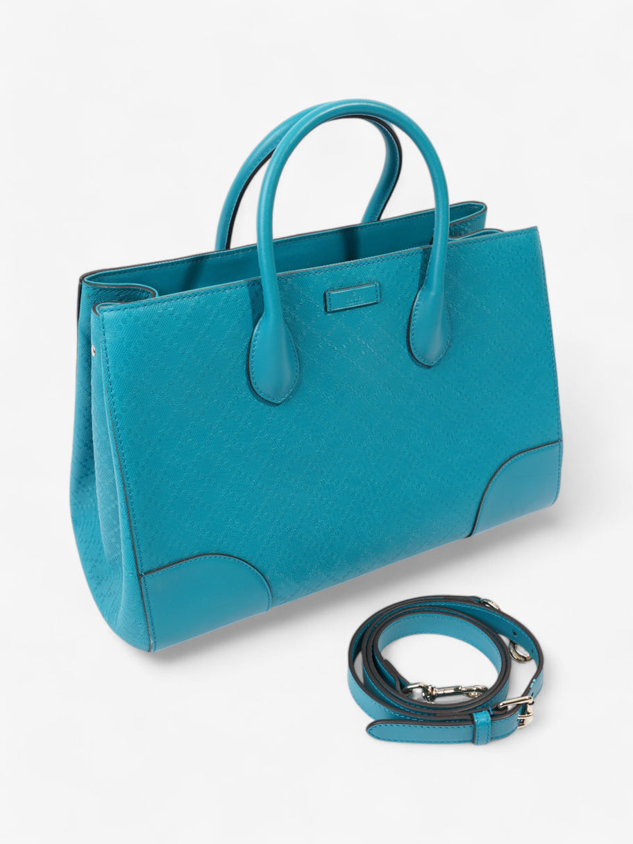 Gucci Diamante 2-Way Turquoise  Leather Image 7