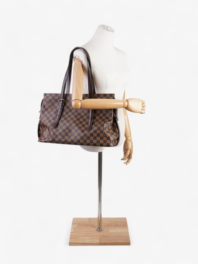  Louis Vuitton Chelsea Damier Ebene  Monogram Coated Canvas