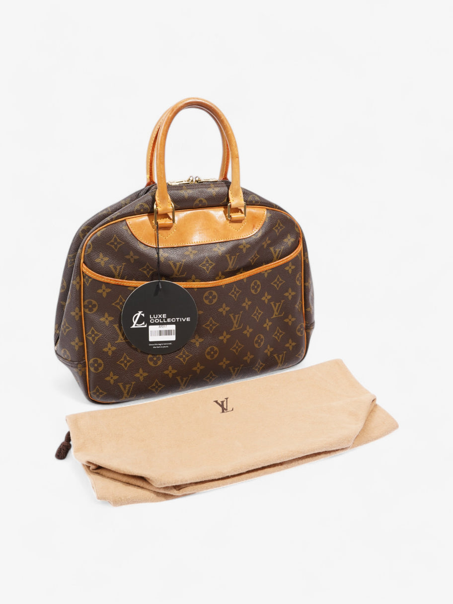 Louis Vuitton Deauville Monogram / Brown Coated Canvas Image 9