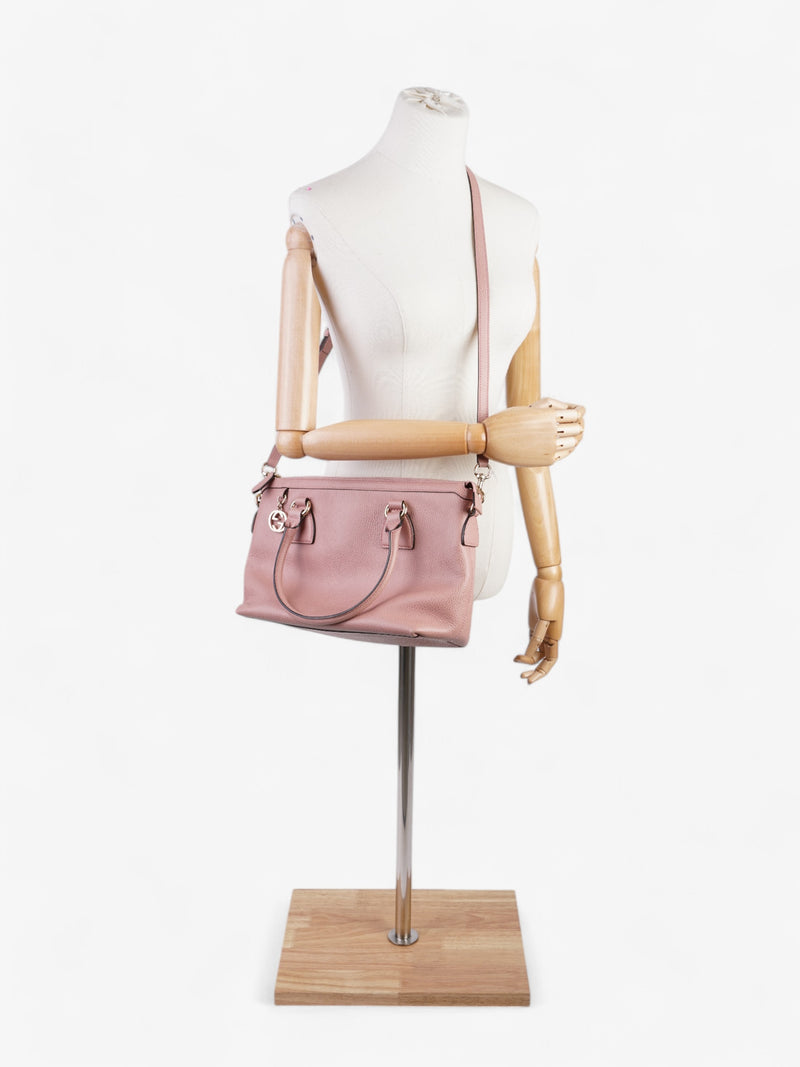  Gucci Dollar Interlocking  Pink Leather