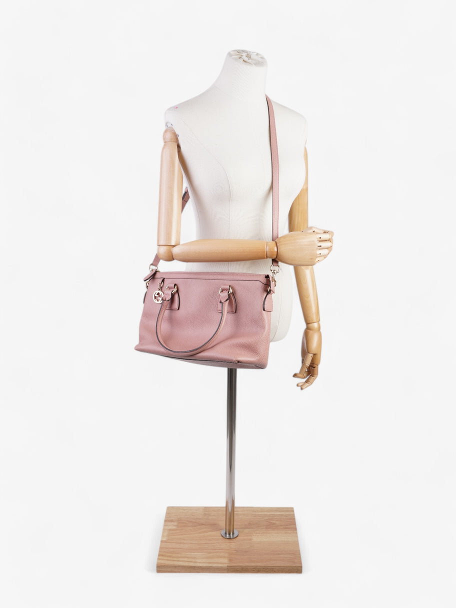 Gucci Dollar Interlocking  Pink Leather Image 2