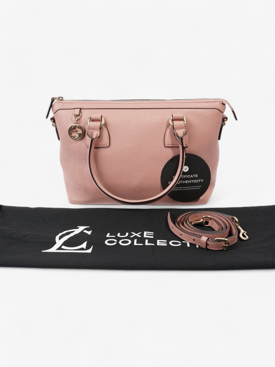 Gucci Dollar Interlocking  Pink Leather Image 9