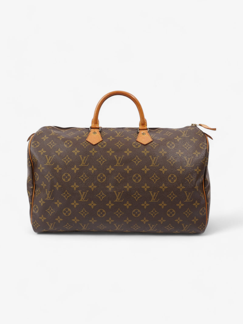  Louis Vuitton Speedy Bandouliere 40 Monogram / Brown Coated Canvas 40