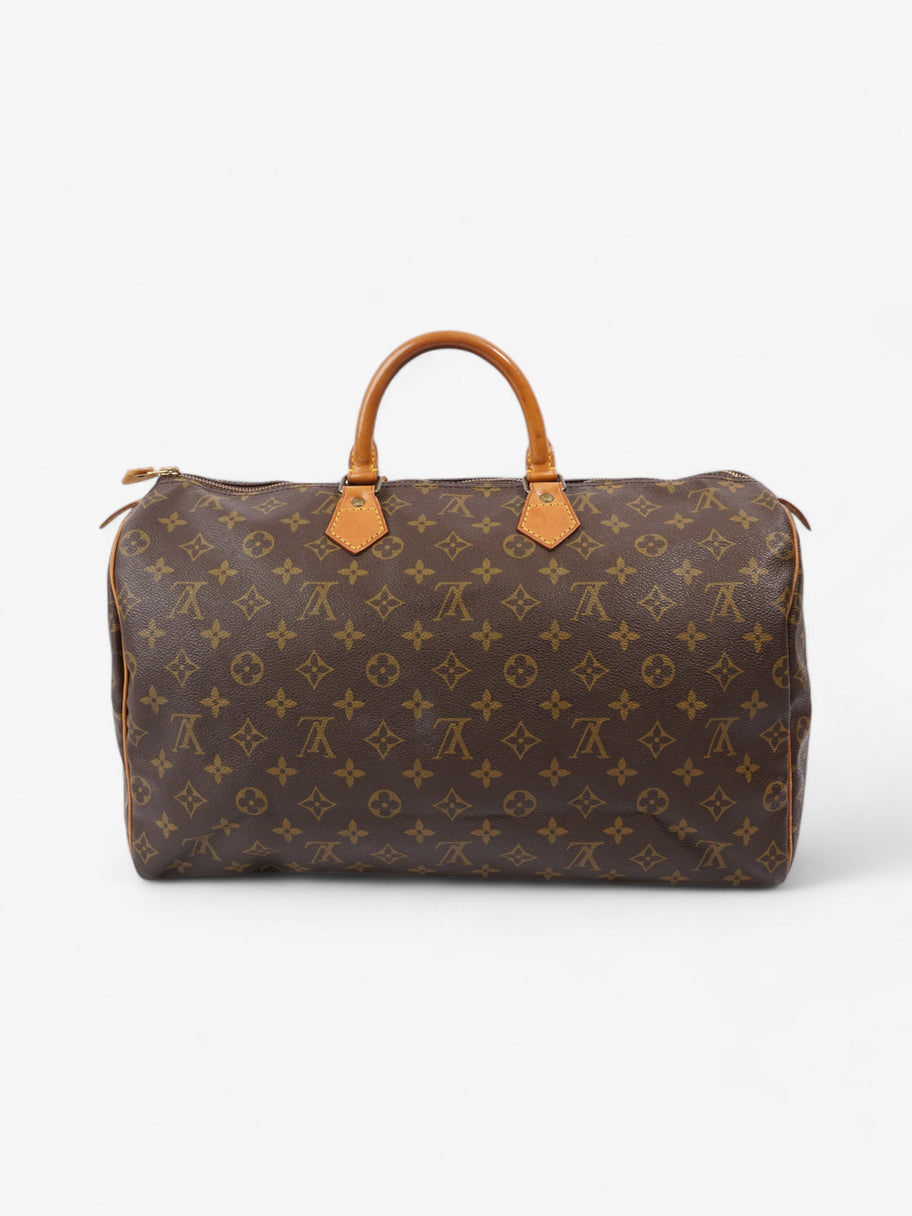 Louis Vuitton Speedy Bandouliere 40 Monogram / Brown Coated Canvas 40 Image 4