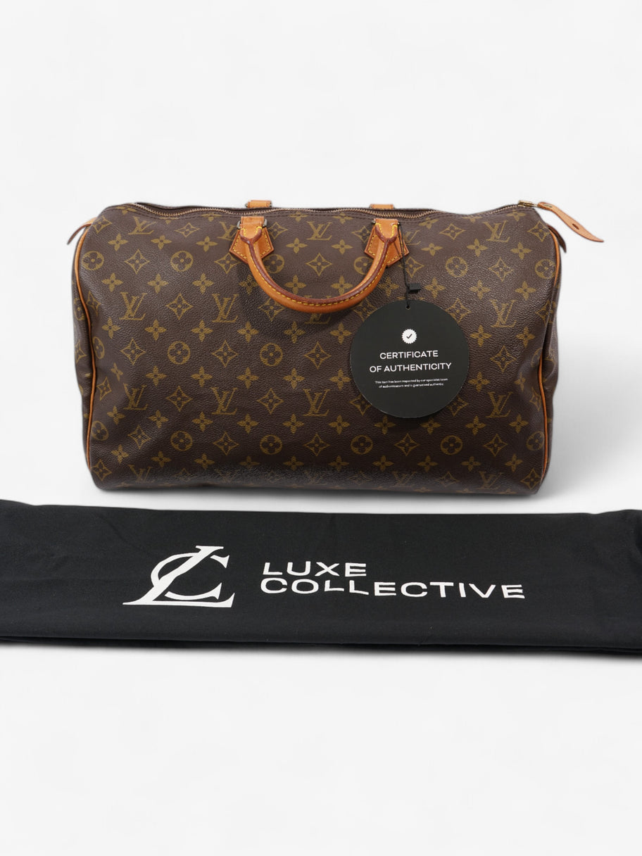 Louis Vuitton Speedy Bandouliere 40 Monogram / Brown Coated Canvas 40 Image 10