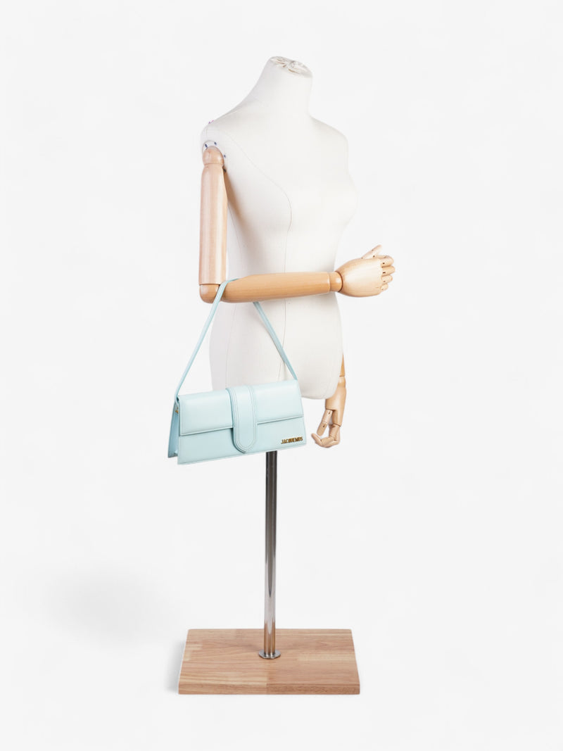  Jacquemus Le Bambino Long Light Blue Leather