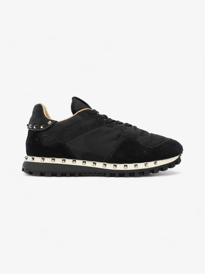  Rockstud Sneakers Black Suede EU 37 UK 4