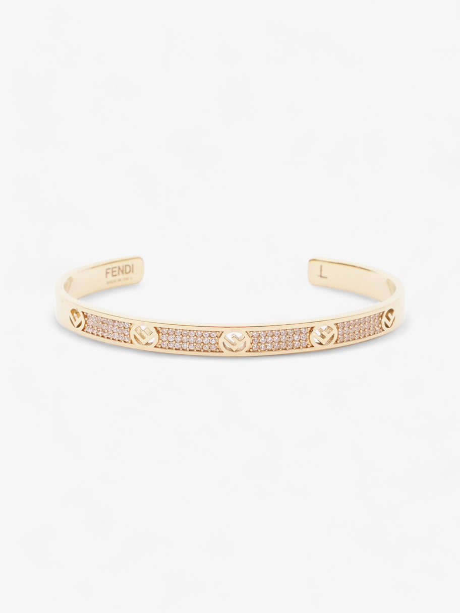 Fendi F Is Fendi Bracelet Gold Base Metal L Image 1