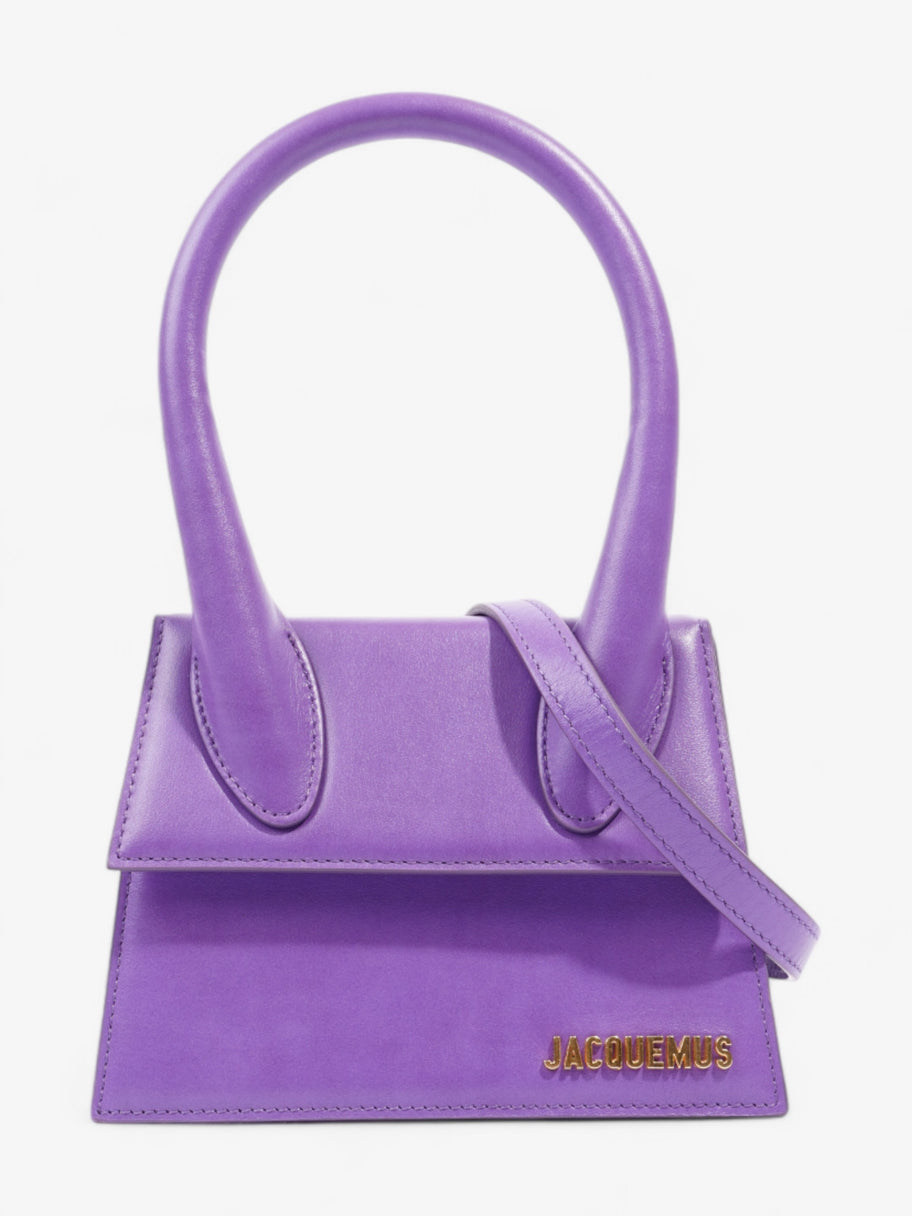 Jacquemus Le Chiquito Moyen Purple Leather Image 1