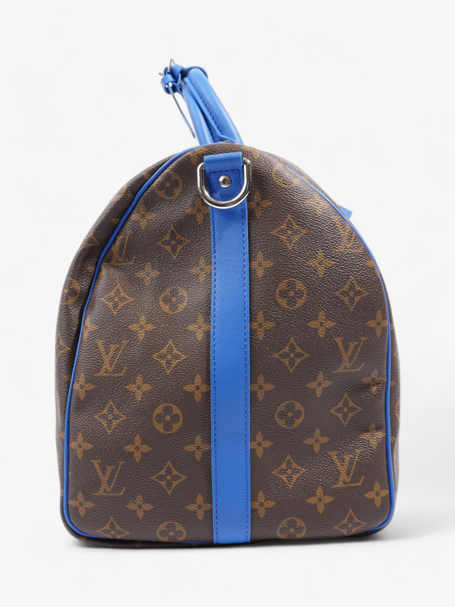 Louis Vuitton Keepall Bandoulière 50 Monogram / Blue Coated Canvas Image 5