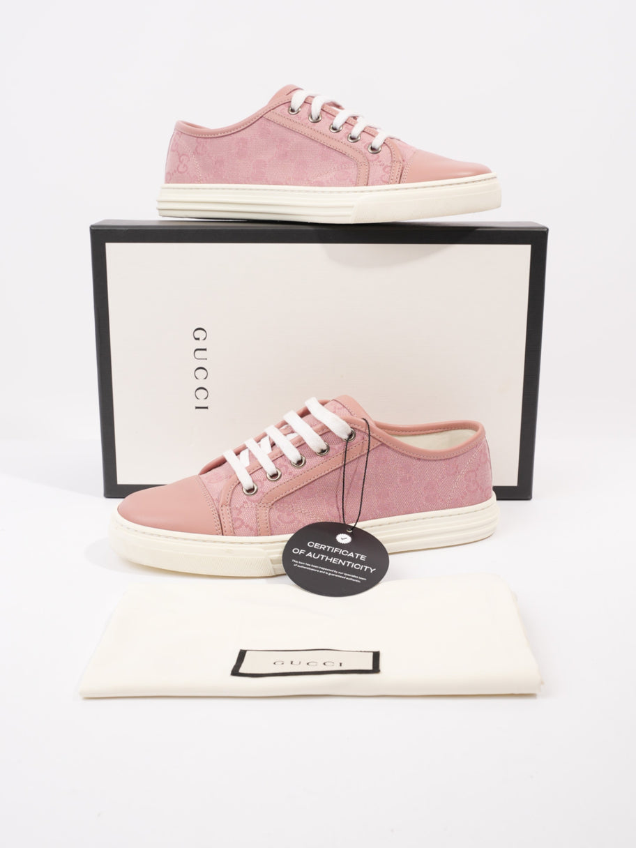 Gucci GG Low-top Sneakers Pink / White Canvas EU 36.5 UK 3.5 Image 10