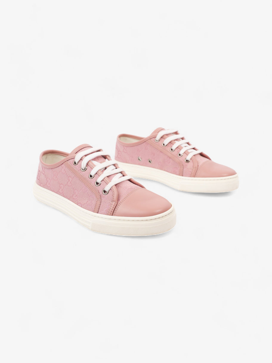 Gucci GG Low-top Sneakers Pink / White Canvas EU 36.5 UK 3.5 Image 2