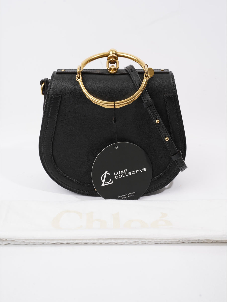 Chloe Nile Bracelet Bag Black Leather Medium Image 10