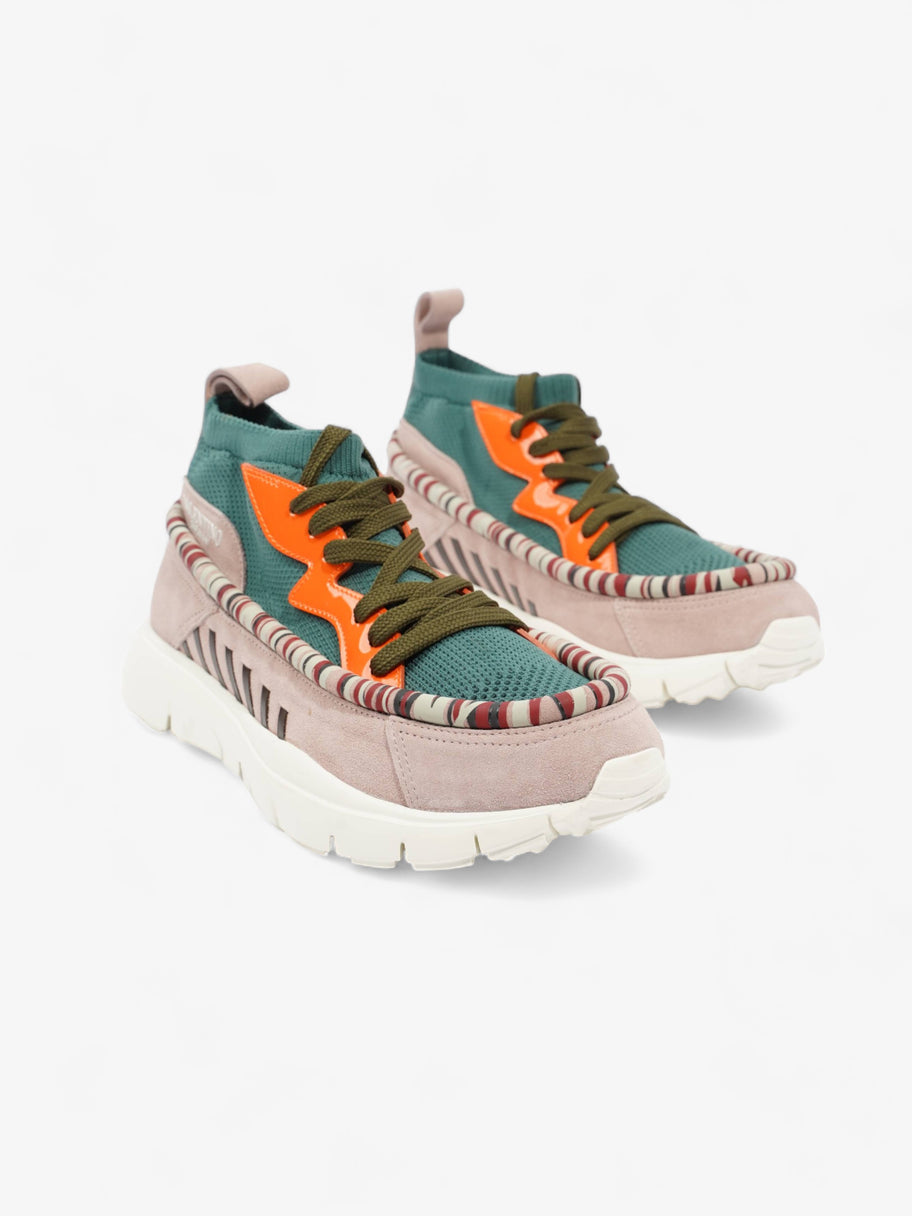 Heroes Tribe Pink / Green / Orange Suede EU 41 UK 7 Image 2