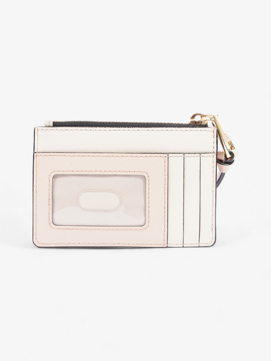 Marc Jacobs Top Zip Multi wallet Beige / Light Pink Saffiano Leather Image 3