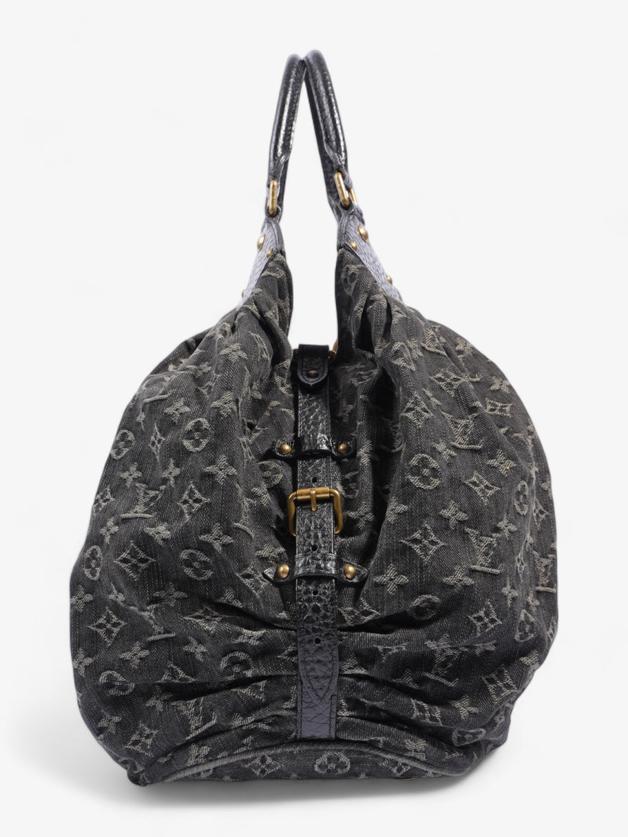 Mahina Bag Black Monogram Denim XL Image 5