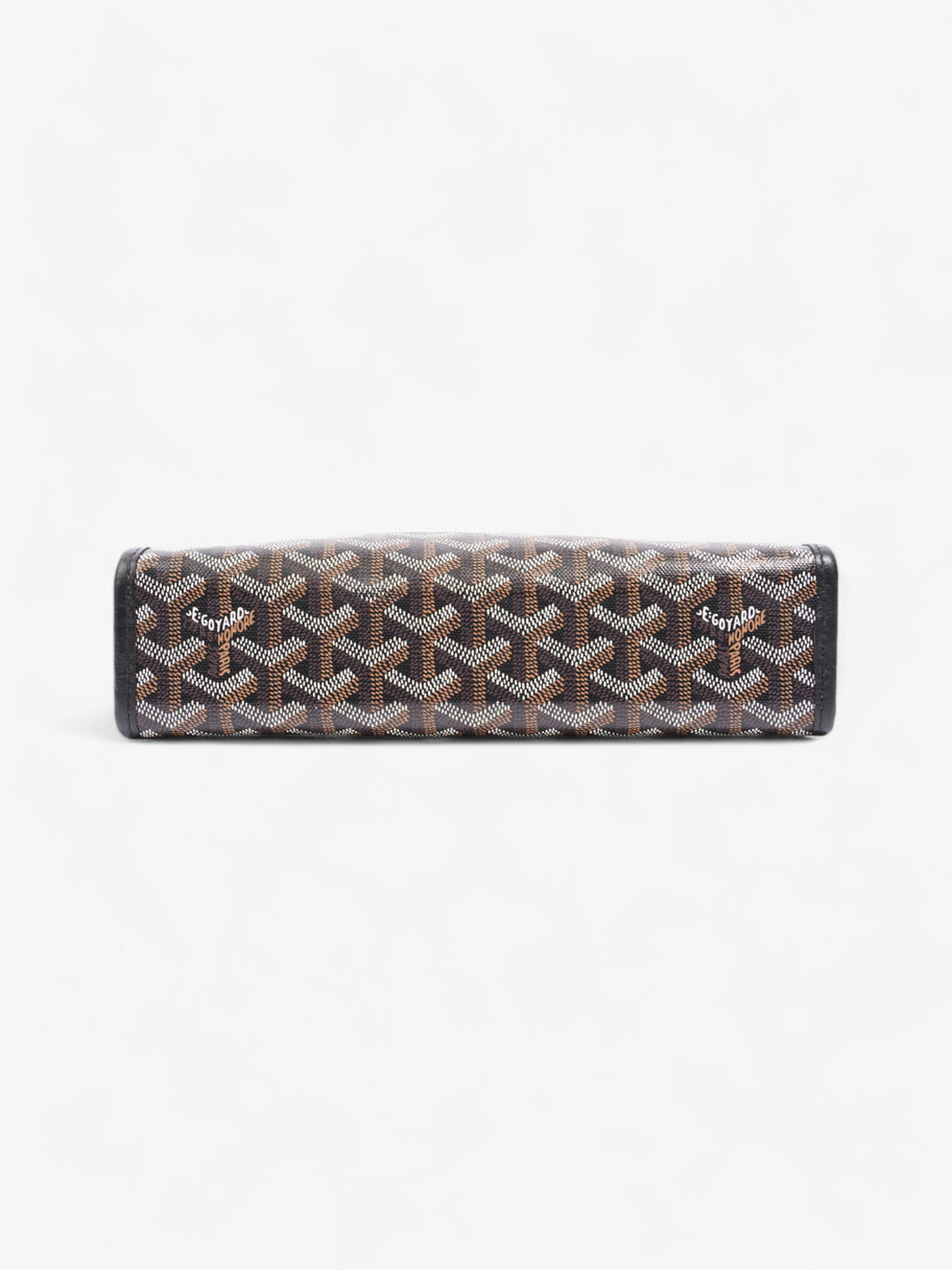 Goyard Jouvence Washbag Black / Brown Coated Canvas MM Image 6