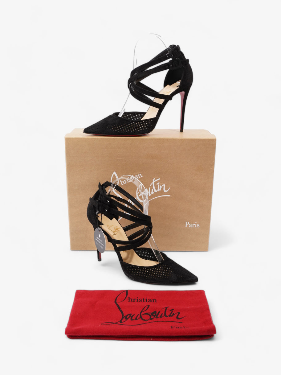 Christian Louboutin Victorilla 100mm Black Suede EU 38 UK 5 Image 11