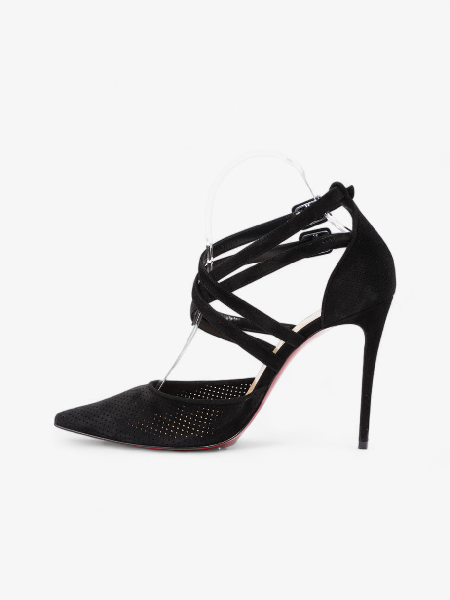 Christian Louboutin Victorilla 100mm Black Suede EU 38 UK 5 Image 3