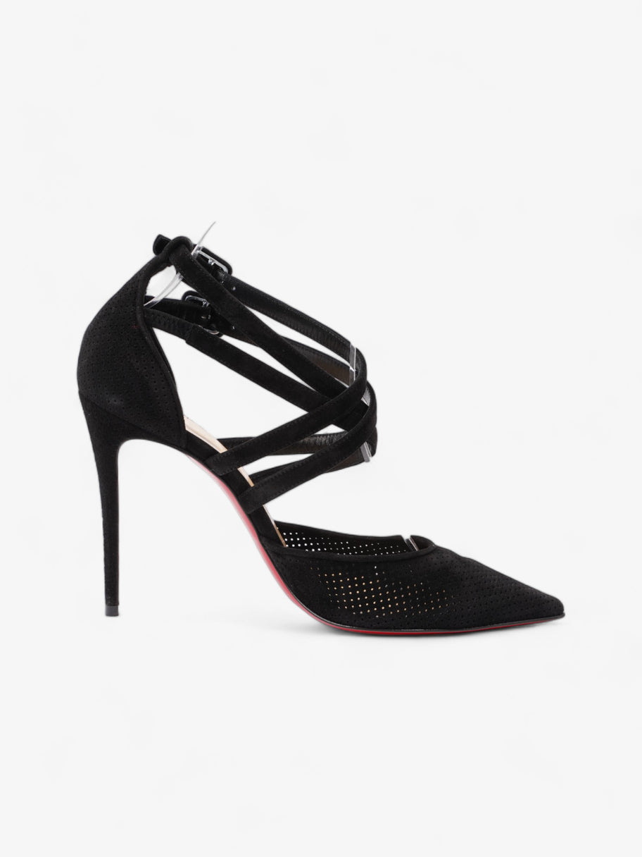 Christian Louboutin Victorilla 100mm Black Suede EU 38 UK 5 Image 4