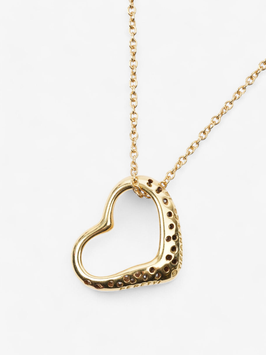 Tiffany and Co Open Heart 22 Diamond Gold 18ct Gold Image 4