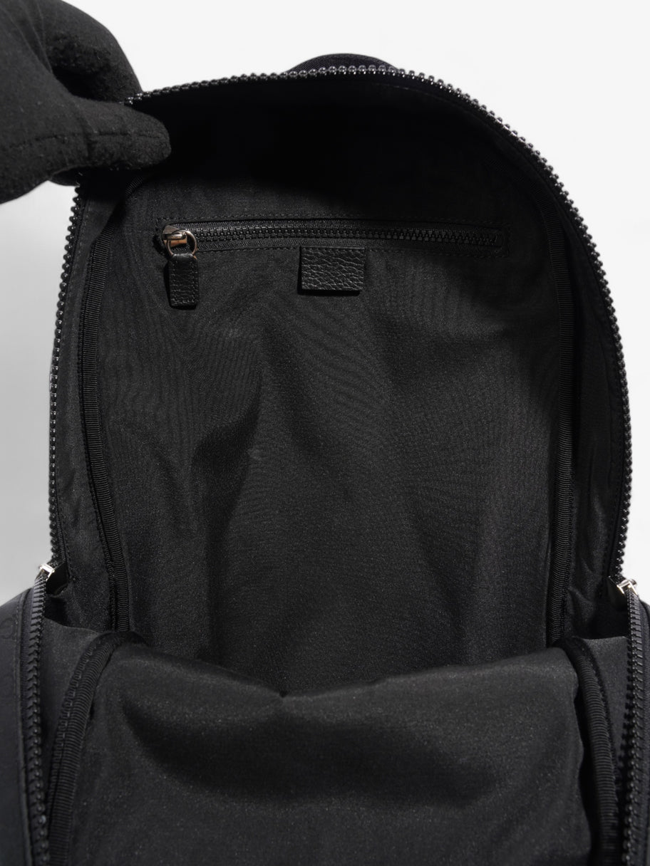 Gucci Double Zip Backpack Black / GG Supreme Nylon Image 7