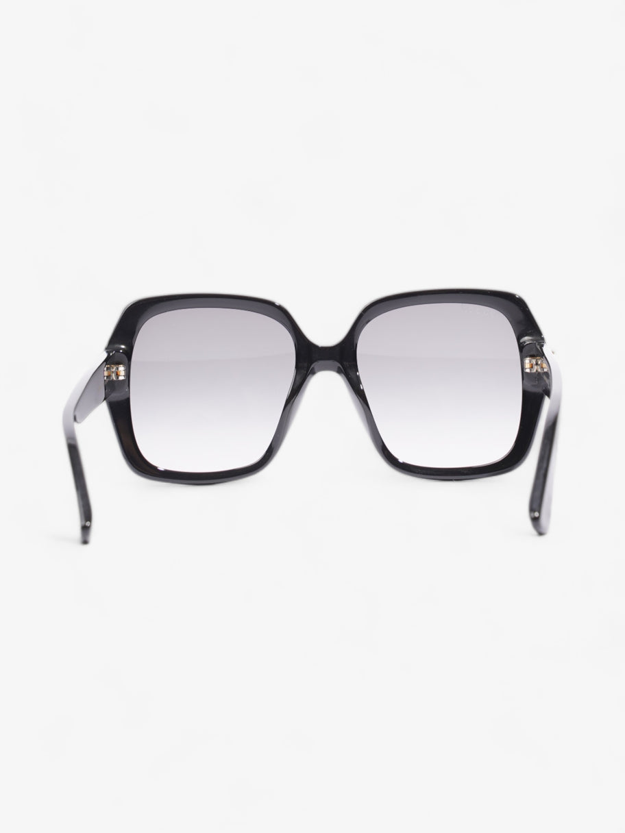 Gucci Square Sunglasses Black Acetate 140mm Image 3