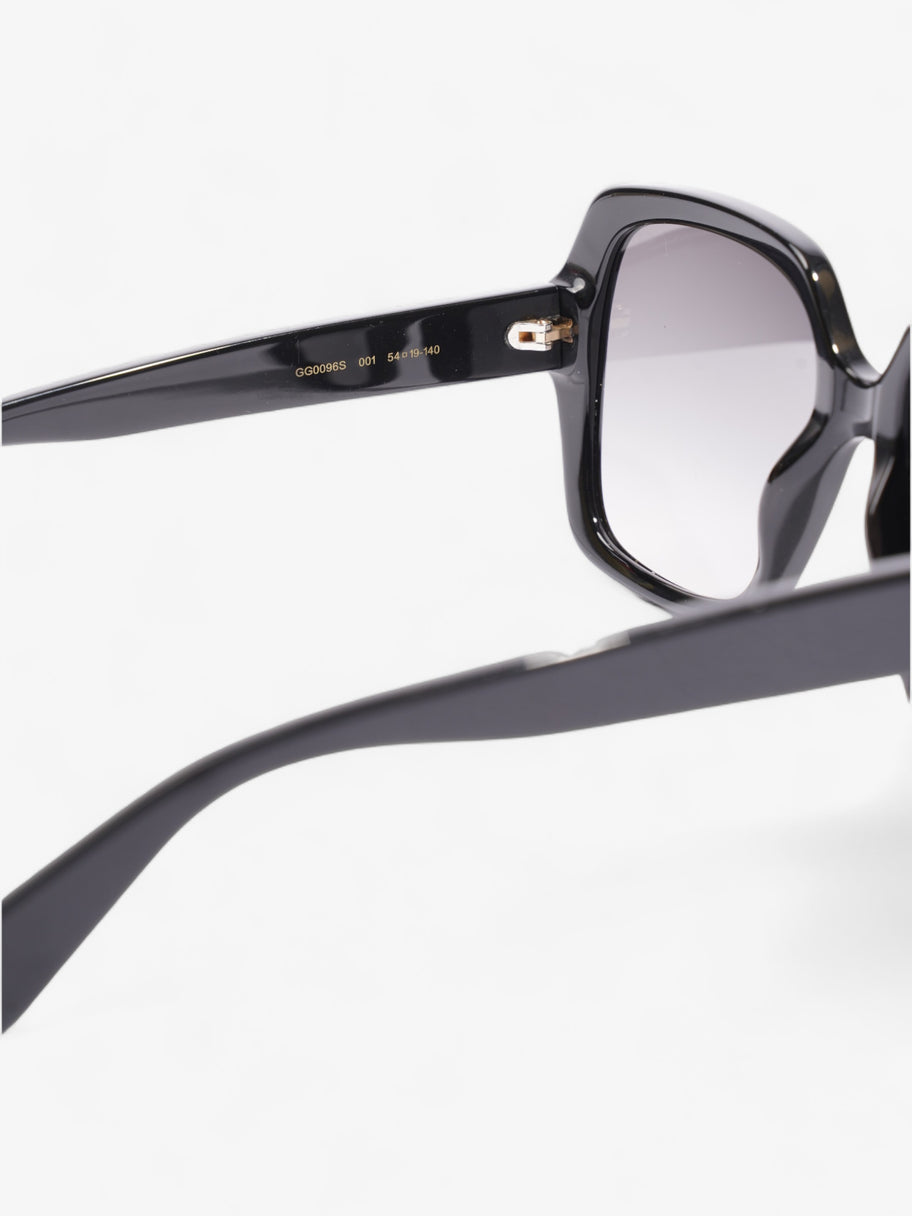 Gucci Square Sunglasses Black Acetate 140mm Image 6