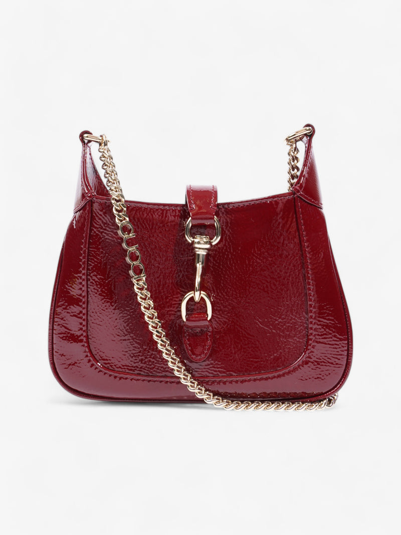  Gucci Jackie Notte Red Patent Leather Mini