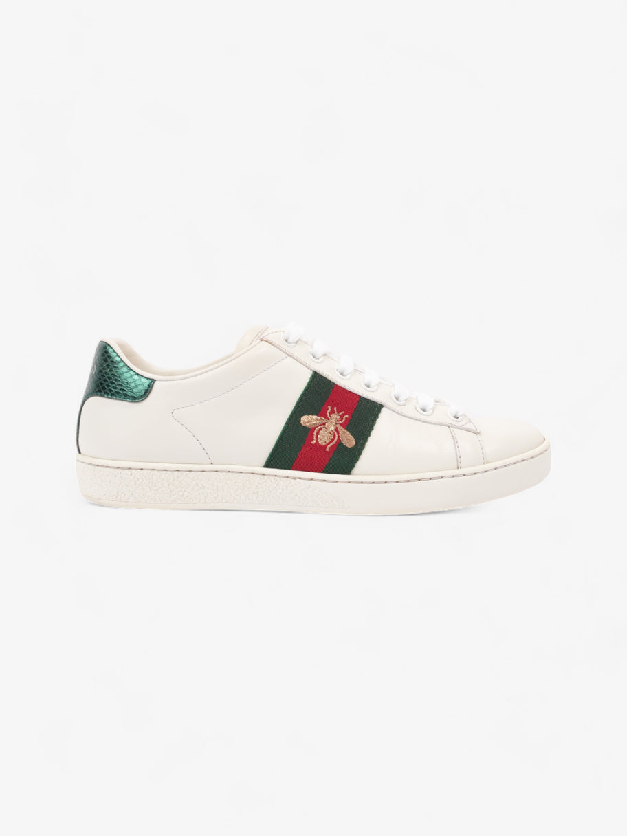 Gucci Ace Embroidered Bee White / Green / Red Leather EU 37 UK 4 Image 1