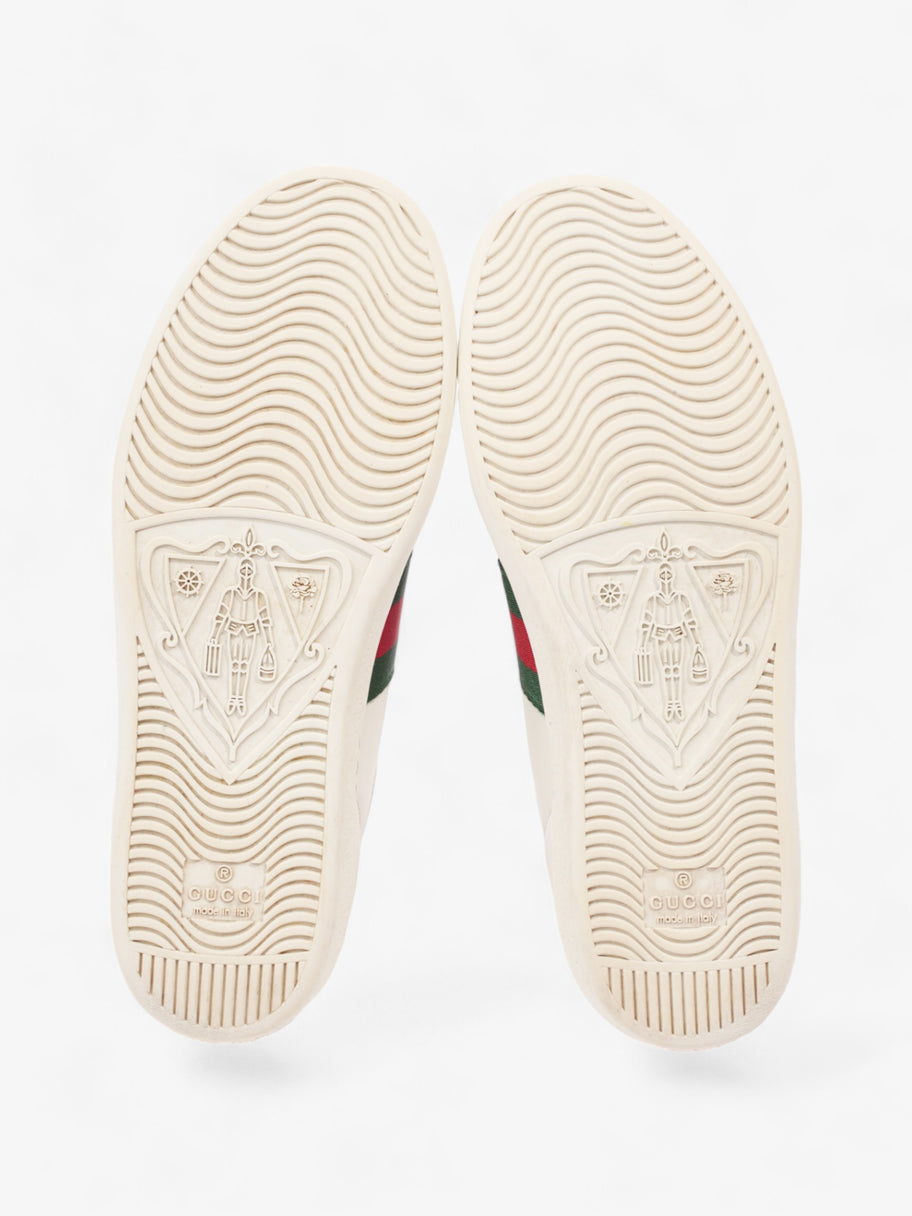 Gucci Ace Embroidered Bee White / Green / Red Leather EU 37 UK 4 Image 7