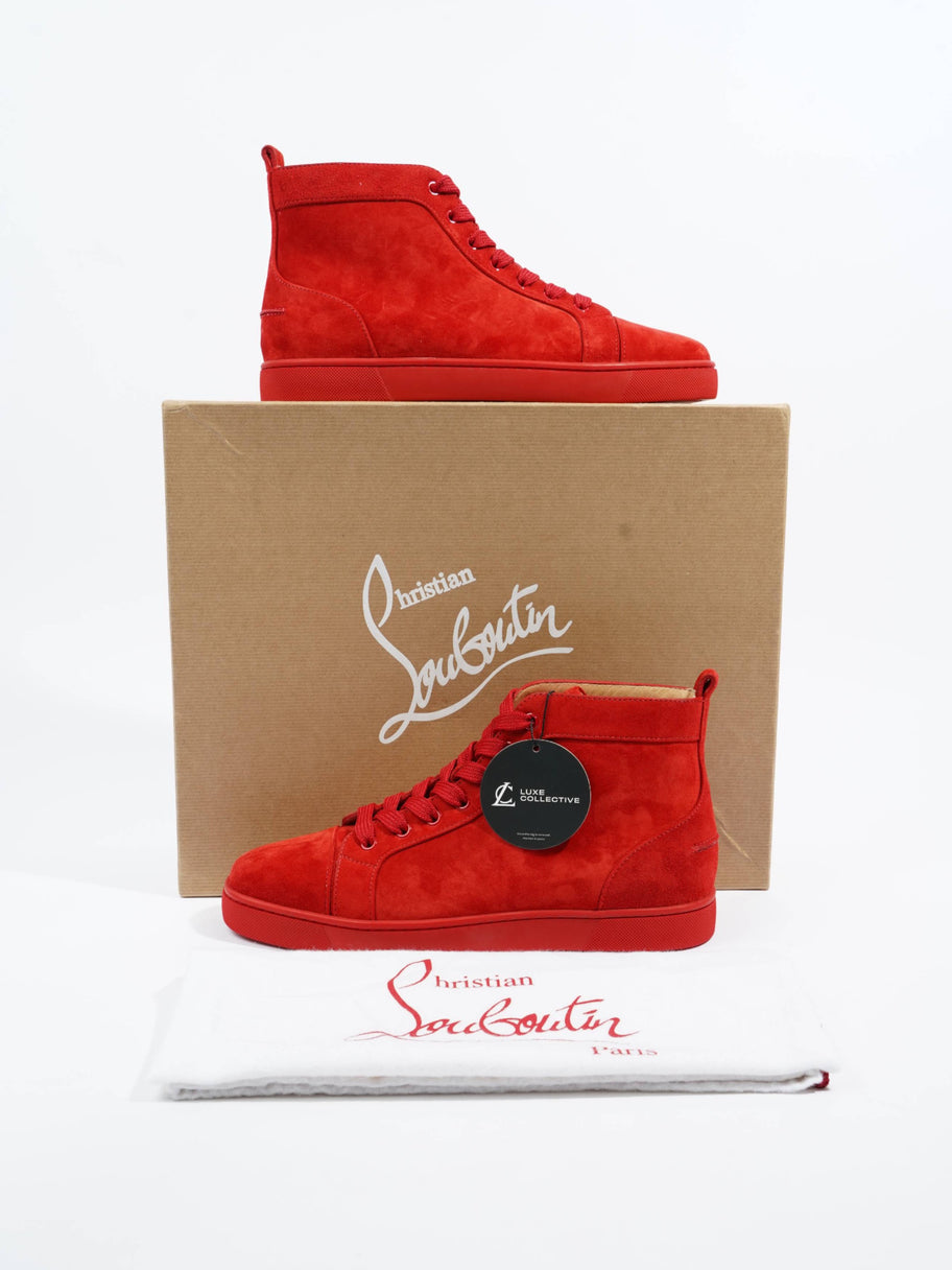 Louis Flat Red Suede EU 41 UK 7 Image 9