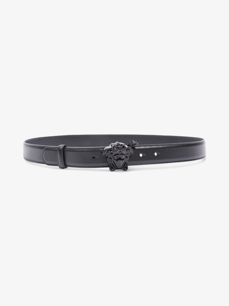  Versace La Medusa Head Belt Black Leather 95cm 38