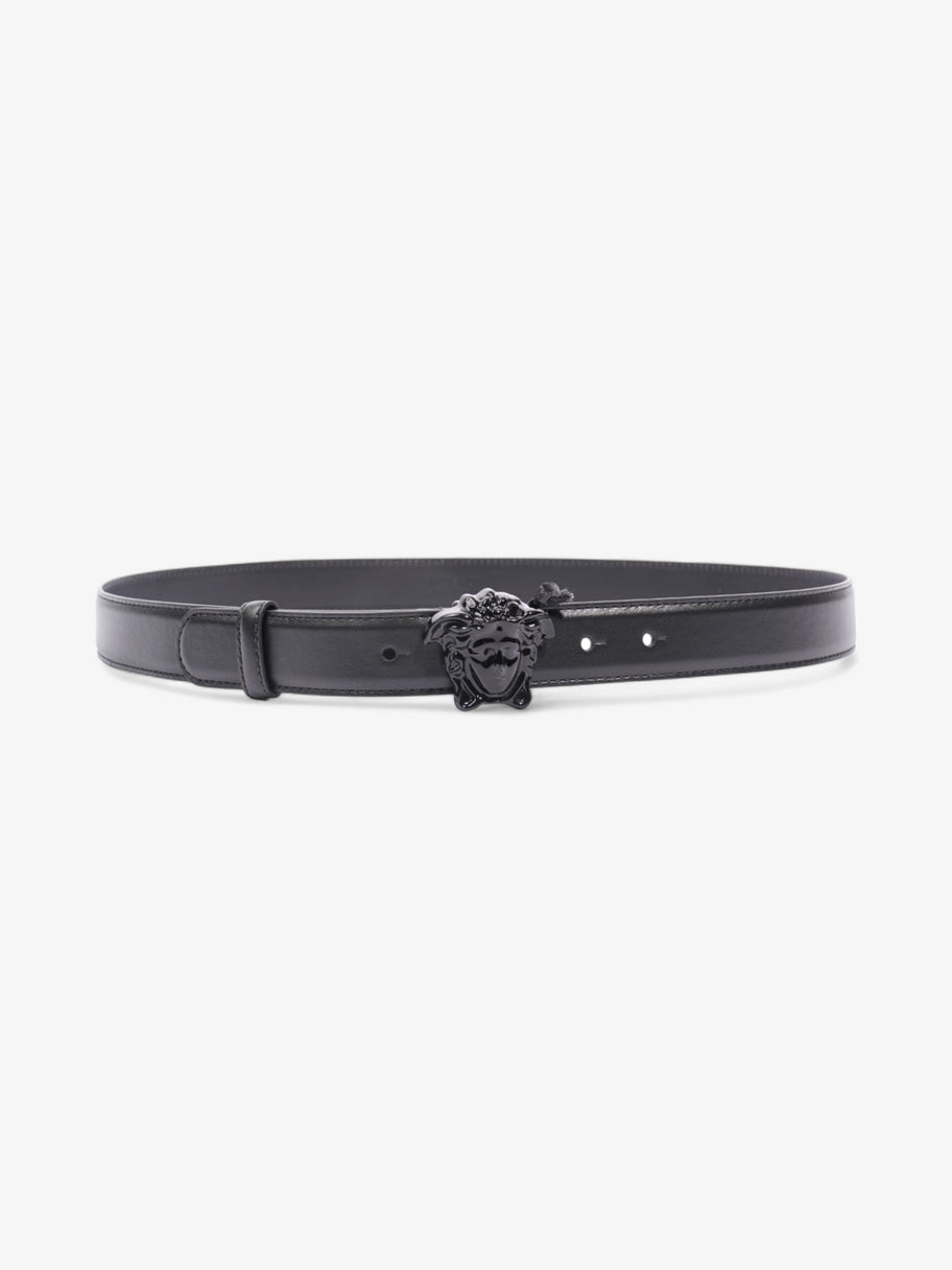 Versace La Medusa Head Belt Black Leather 95cm 38