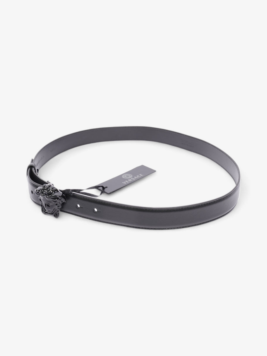 Versace La Medusa Head Belt Black Leather 95cm 38