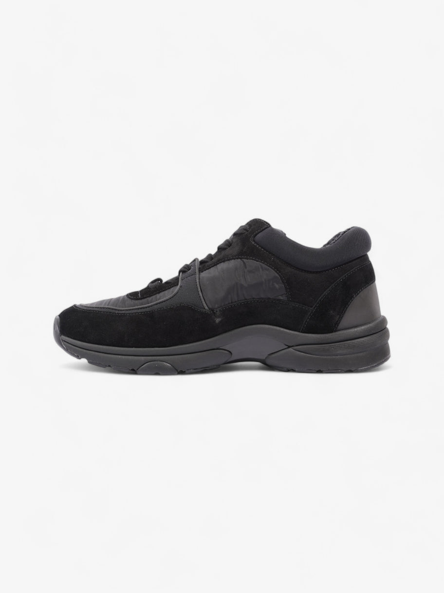 Chanel CC Logo Sneakers Black Suede EU 37.5 UK 4.5 Image 3